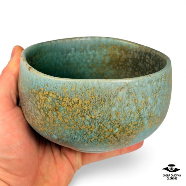 Matcha miska Fenix "Chawan Rustic Blue" 350ml