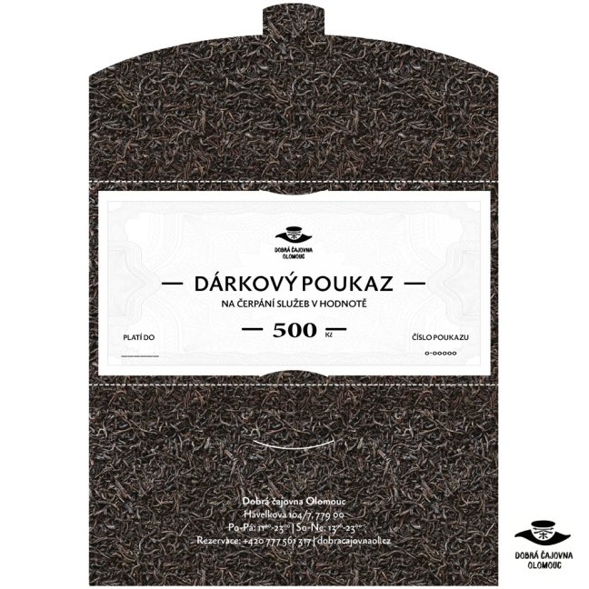 Dárkový poukaz - Objem: 300,- do čajovny