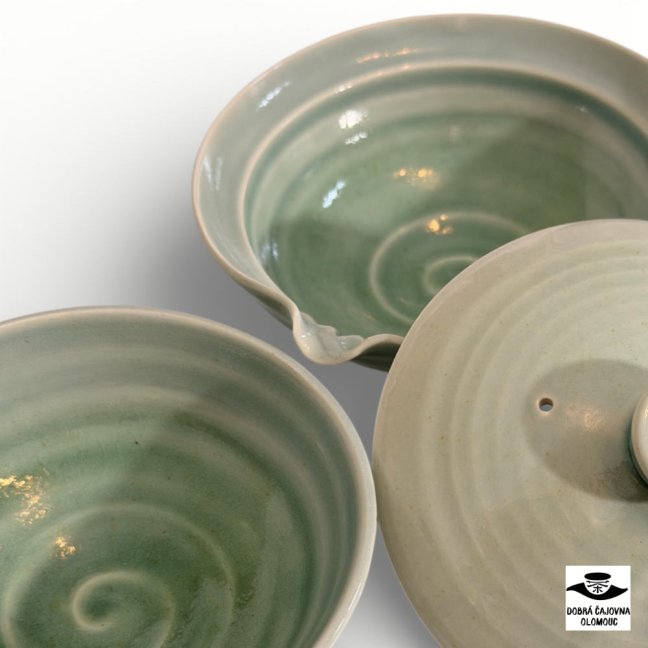 Shiboridashi Plate "Seladon" - 150ml