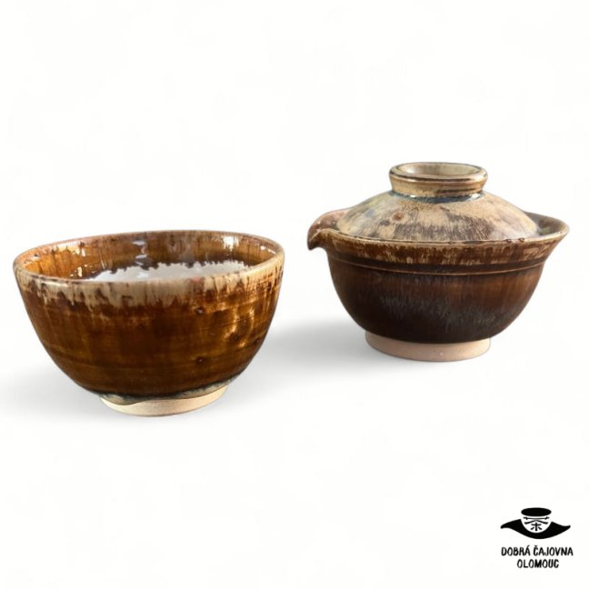 Shiboridashi Set "Rustic brown" - 160ml