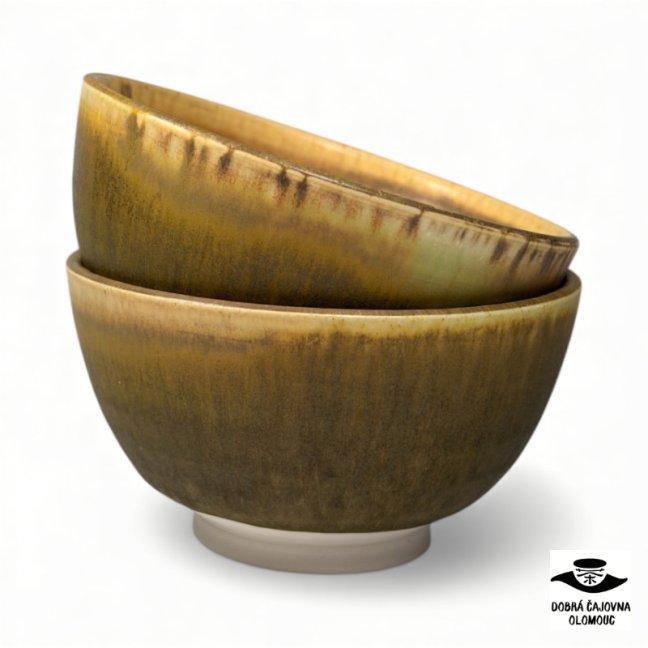 Keramická čajová souprava "Dark forrest" 450ml