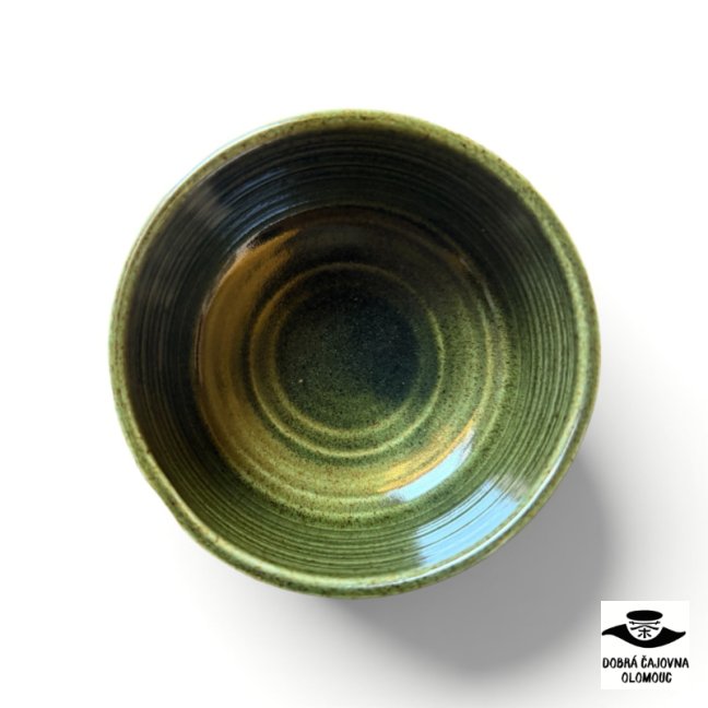 Matcha miska "Chawan green stars" 420ml