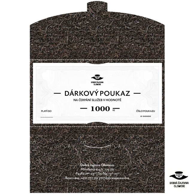 Dárkový poukaz - Objem: 300,- do čajovny