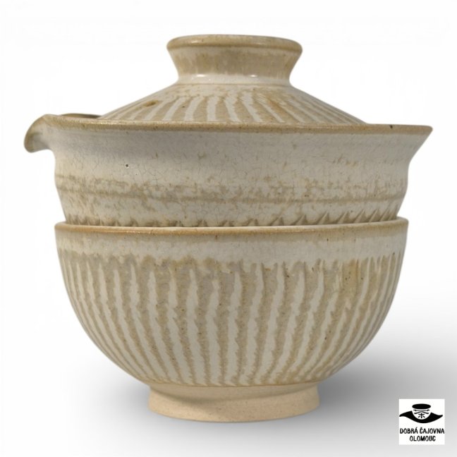 Shiboridashi Set "Rustic white" - 160ml