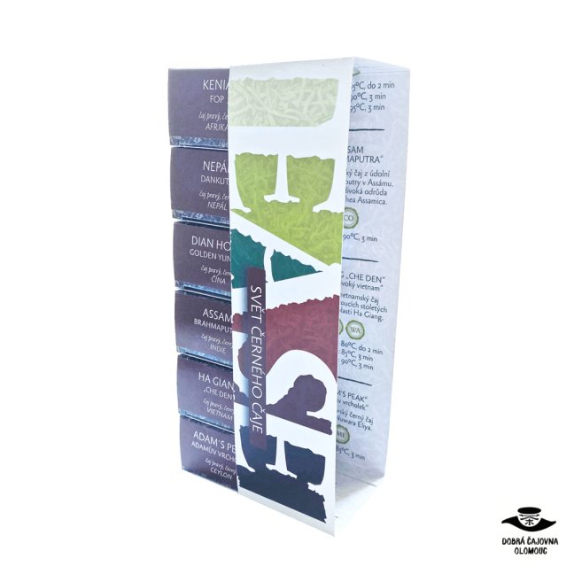 Degustační čajová sada "Svět černého čaje" - Gramáž čaje: 6x5g