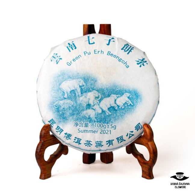 Elephant Green Puer Bing |100g