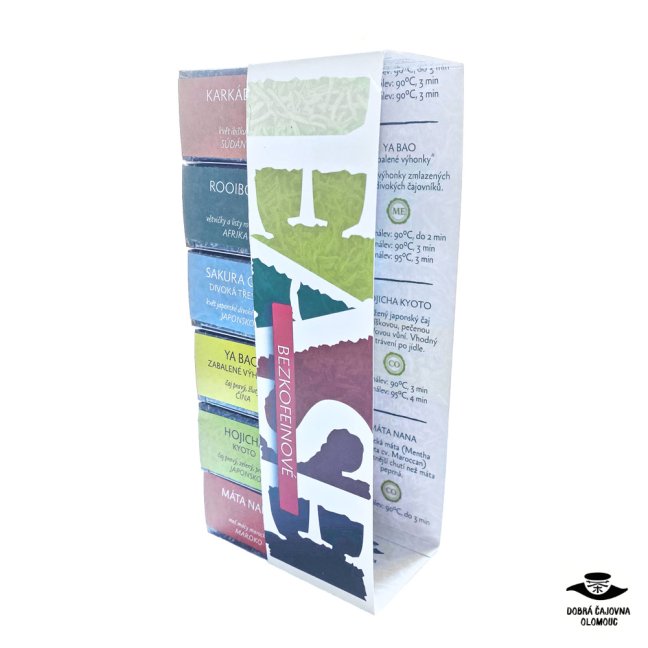 Degustační čajová sada  "Nízkoteinové čaje" - Gramáž čaje: 6x5g