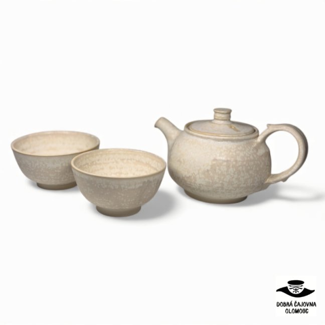 Keramická čajová souprava "Snow" 450ml