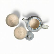 Keramická čajová souprava "Wild blue" 450ml