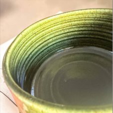 Matcha miska "Chawan green stars" 420ml