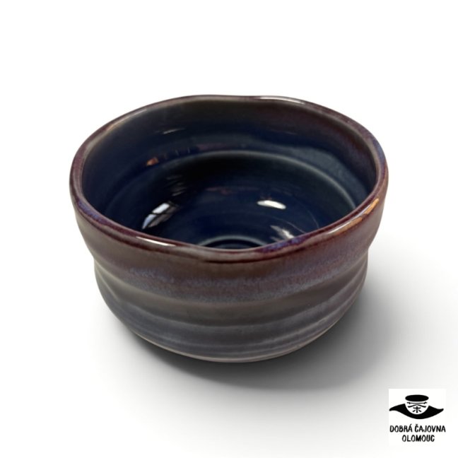 Matcha miska "Chawan blue-purple" 420ml