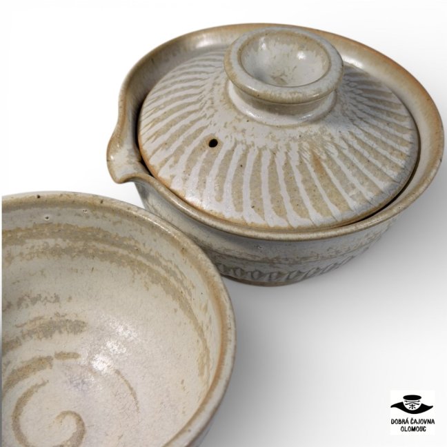 Shiboridashi Set "Rustic white" - 160ml