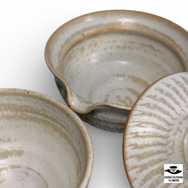 Shiboridashi Set "Rustic white" - 160ml