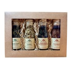 Dárková sada 4 čajů v láhvi