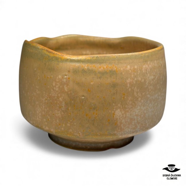 Matcha miska "Chawan Wild cream" 380ml