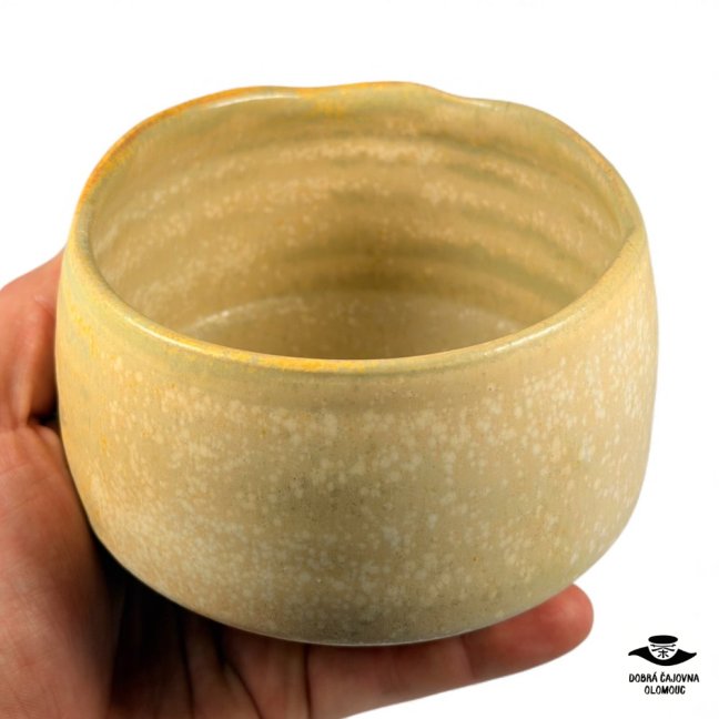 Matcha miska "Chawan Wild cream" 380ml