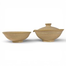 Shiboridashi Plate "Cream sun" - 150ml