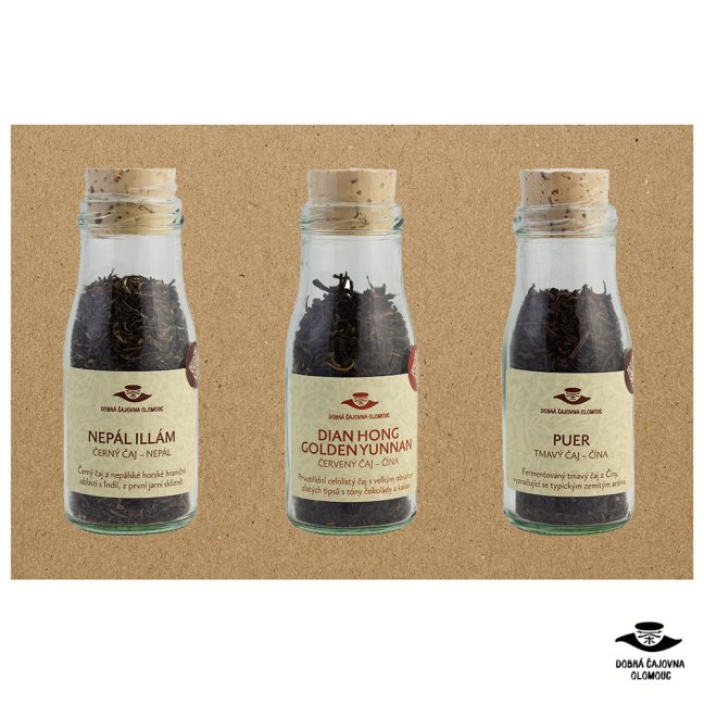 Dárková sada čajů "Tmavé čaje"