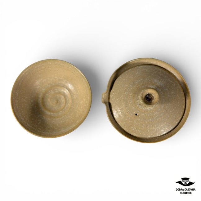 Shiboridashi Plate "Cream sun" - 150ml